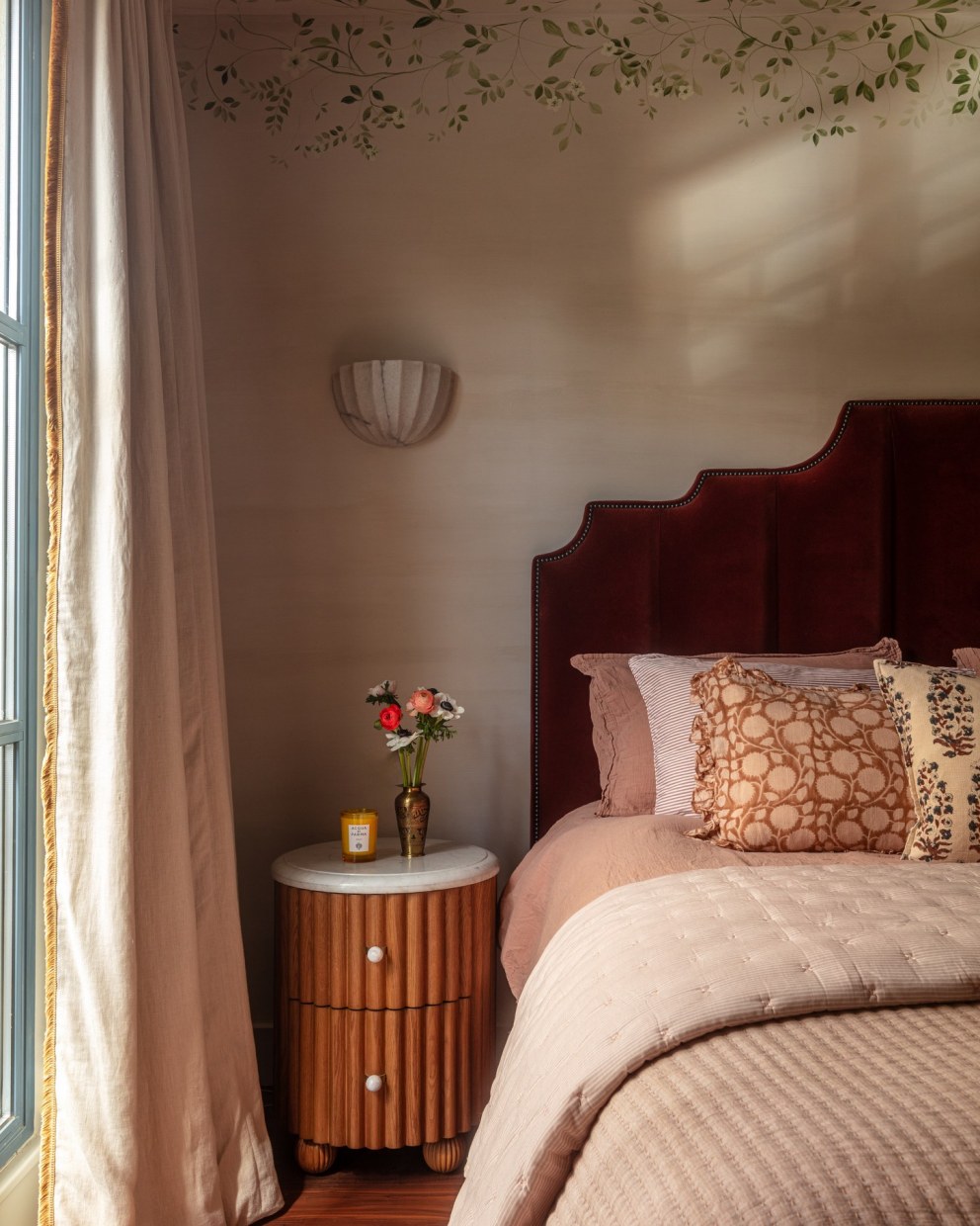 Technicolour Dreamboat | Master bedroom vignette | Interior Designers